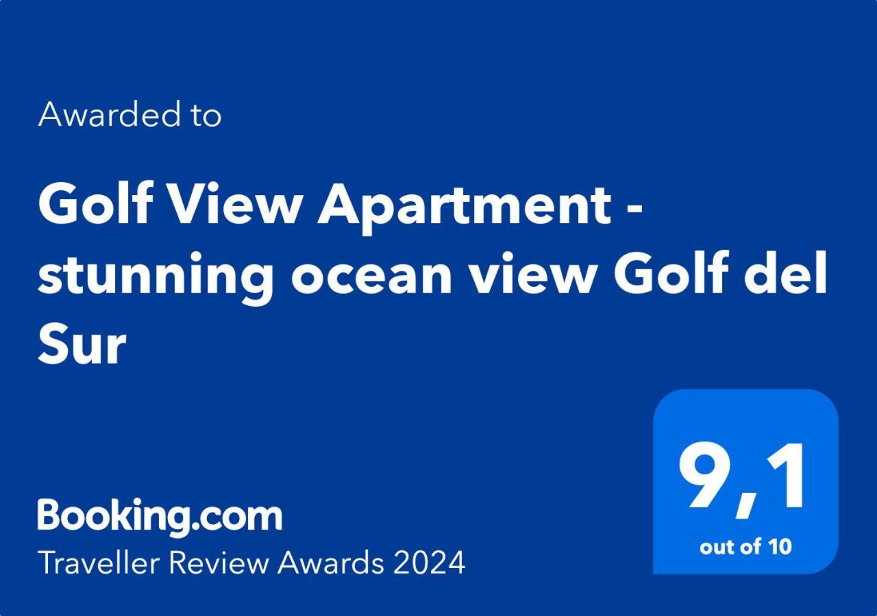 Golf View Apartment - Stunning Ocean View Golf Del Sur San Miguel de Abona Exterior photo